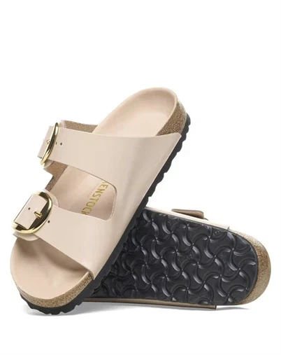 Birkenstock - Arizona Big Buckle Sandaler - High Shine New Beige 